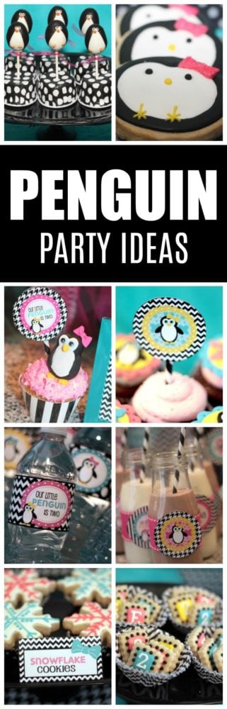 Penguin Themed Birthday Party featured on Pretty My Party