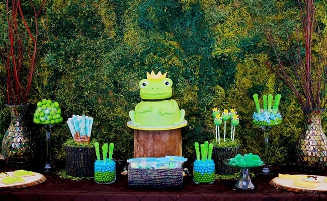 Adorable Frog Prince Baby Shower