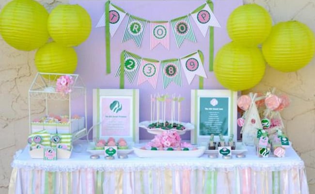 Girl Scouts Themed Party