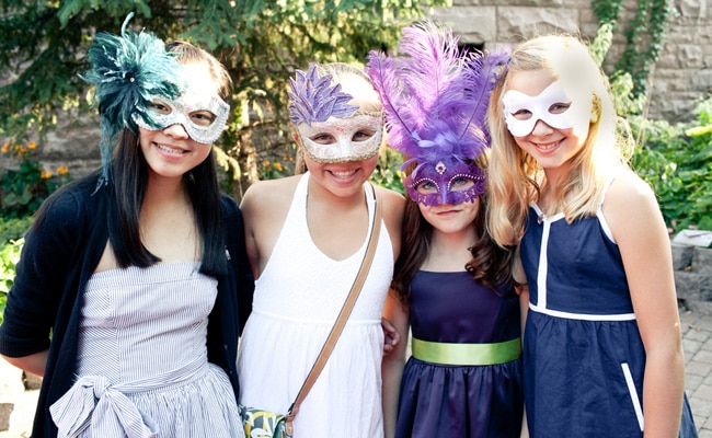 Masquerade Themed Bat Mitzvah