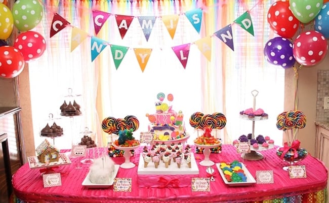 Candy Land Themed Birthday Party