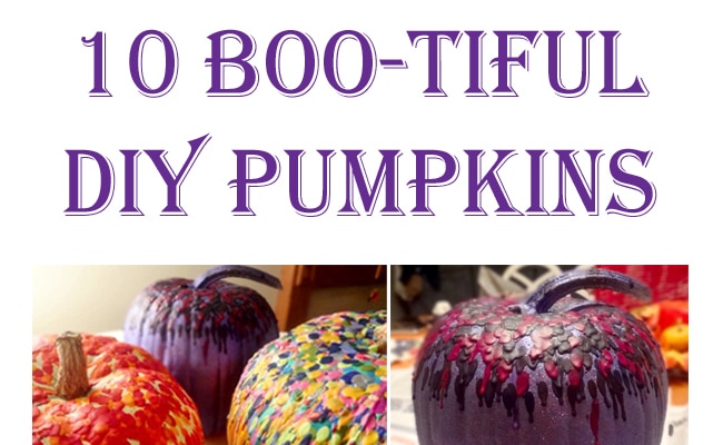 10 Boo-tiful DIY Pumpkins