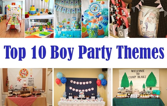 Top 10 Boy Party Themes