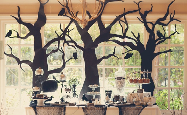 Spooky and Elegant Forrest Halloween Party