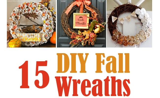 15 DIY Festive Fall Wreaths