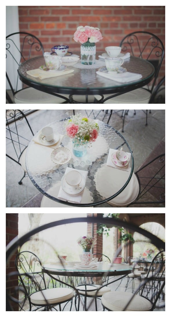 Tea Party Bridal Shower Tables