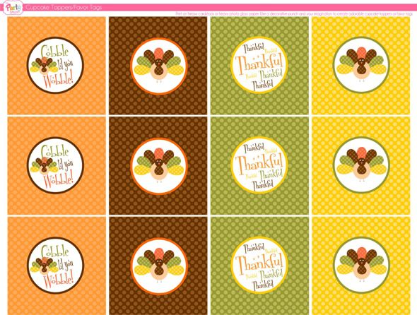 27 Free Thanksgiving Printables - Pretty My Party