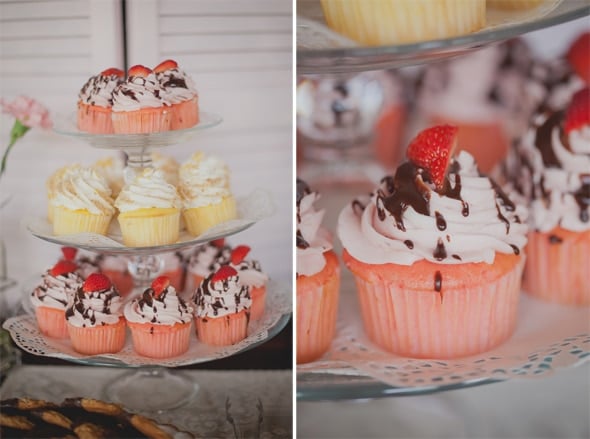 Tea Party Bridal Shower Cupcakes