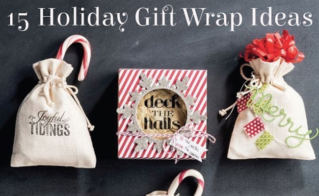 15 Awesome Holiday Gift Wrap Ideas