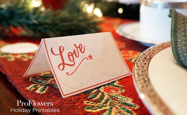 Free Holiday Printables