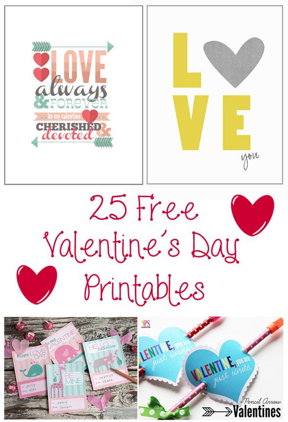 25 Free Valentine's Day Printables - Pretty My Party