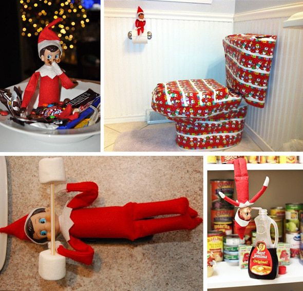 Funny Elf on the Shelf Ideas