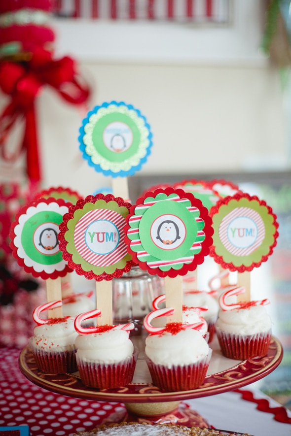 Winter Wonderland Cupcake Toppers