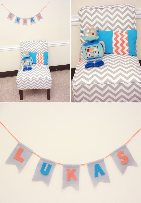 Pottery Barn Inspired Robot Baby Shower Pretty My Party