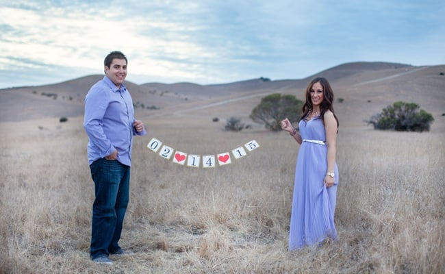 Valentine’s Day Themed Engagement Shoot