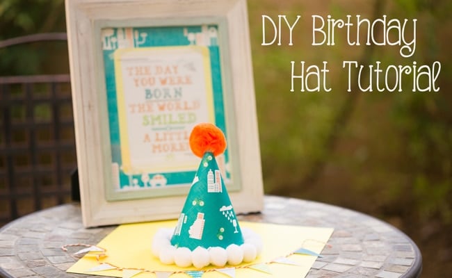 DIY Birthday Party Hat Tutorial