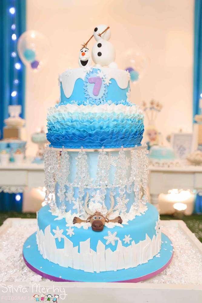 Fun Frozen Olaf Cake - Frozen Party Ideas