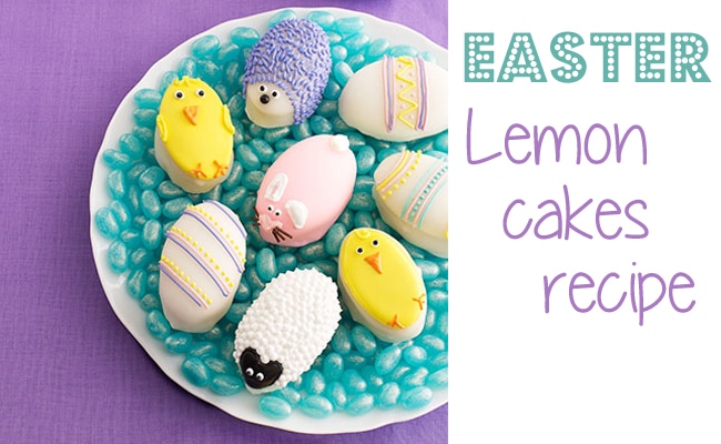 Easter Lemon Cakes Recipe