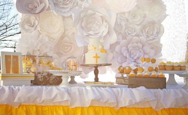 Yellow Themed First Communion Styled Photoshoot!