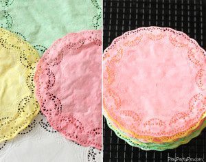 How To Dye Doilies - Pretty My Party