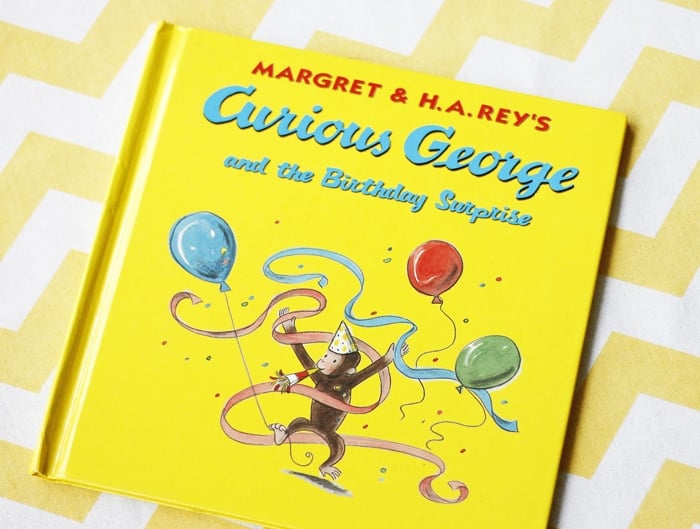 Curious George Birthday Book Keepsake