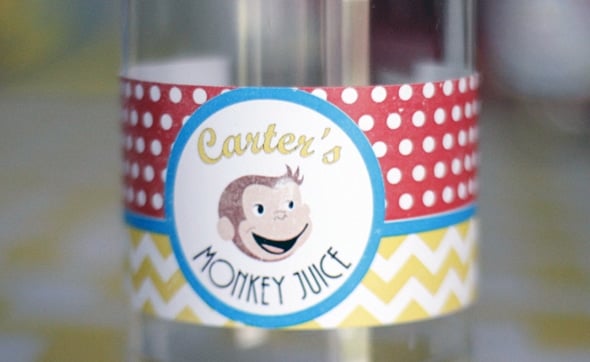 Curious George Birthday "Monkey Juice" Drink