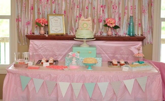 Vintage Rose Garden First Birthday Party