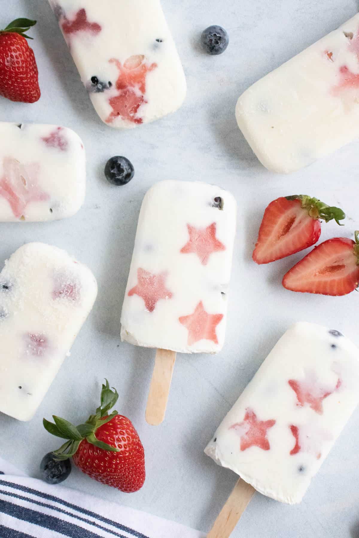 Patriotic popsicles for summer parties