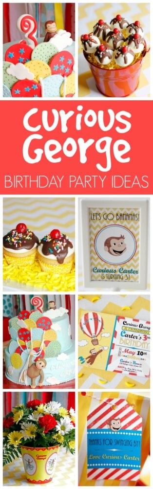 Curious George Birthday Party - Pretty My Party