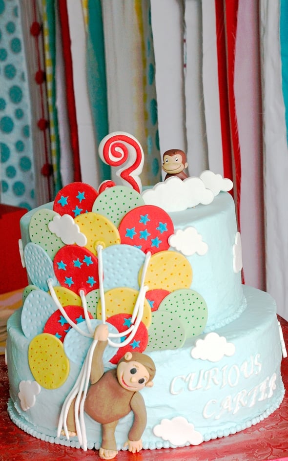 Curious George Cake