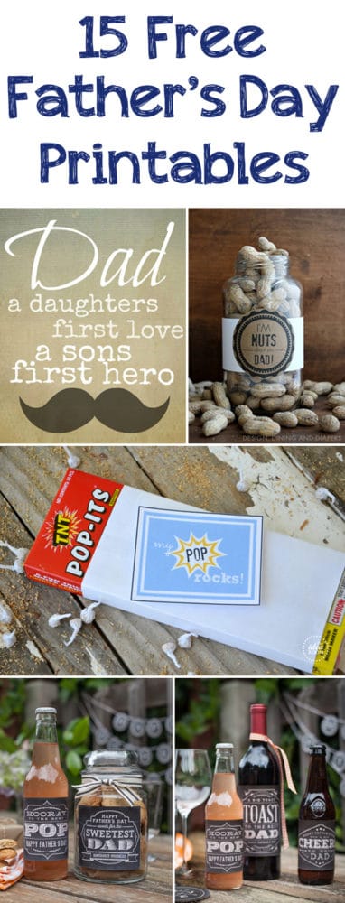 15 Free Father's Day Printables - Pretty My Party