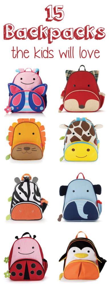 15 Backpacks Your Kids Will Love