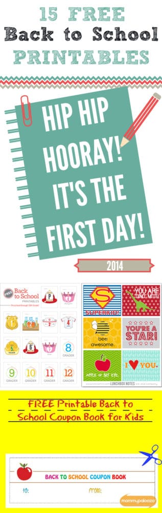 15 Free Back to School Printables - Pretty My Party