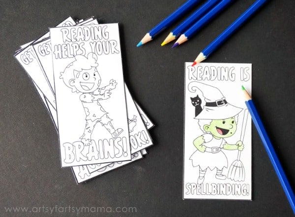 Free Halloween Bookmarks For Kids