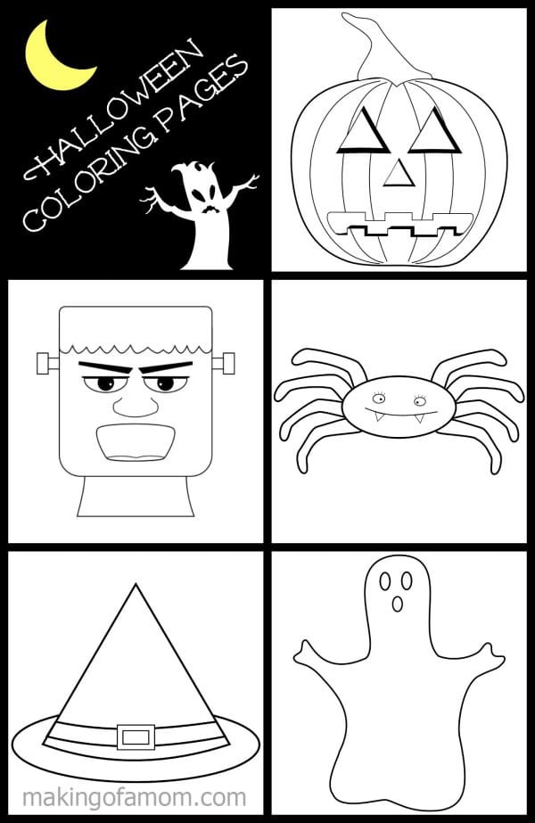 Free Halloween Coloring Pages For Kids
