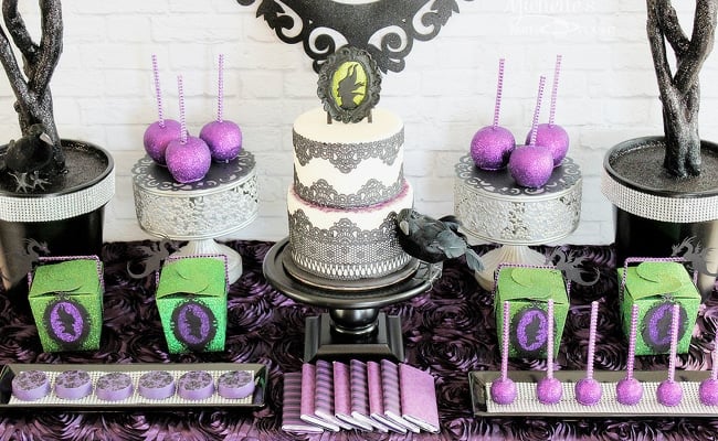 Maleficent Dessert Table