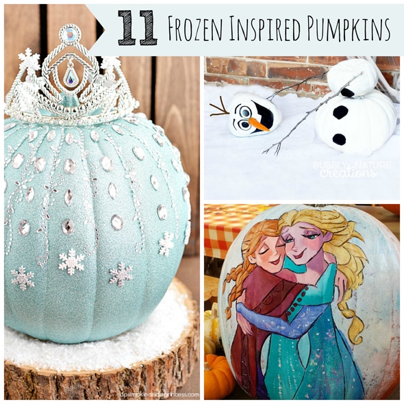 frozen-inspired-pumpkins