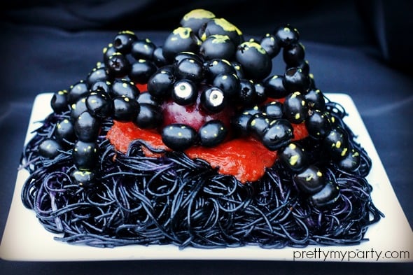 Halloween Spooky Spaghetti Recipe