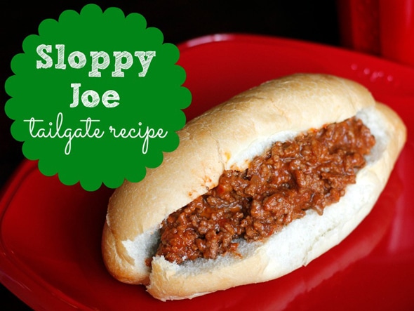 Sloppy Joe Tailgating Recipe