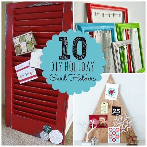 10 DIY Holiday Photo Card Holders