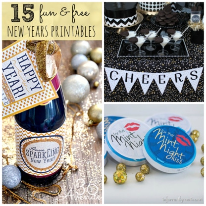 15 Free New Years Printables - Pretty My Party