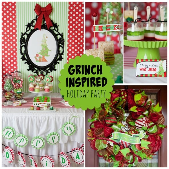 Grinch Inspired Holiday Party