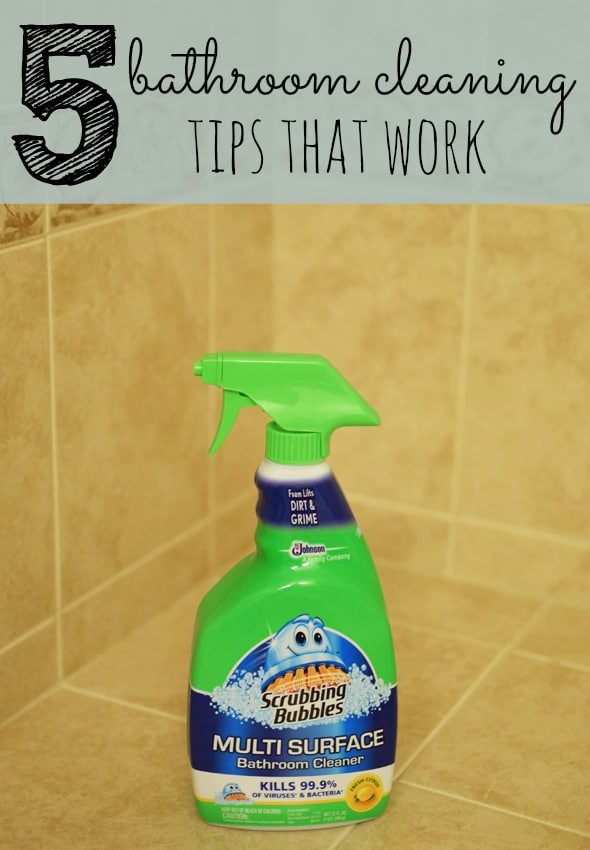 5 bathroom cleaning tips that work Pretty My Party
