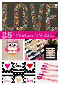 25 Valentine's Day Printables For Free - Pretty My Party