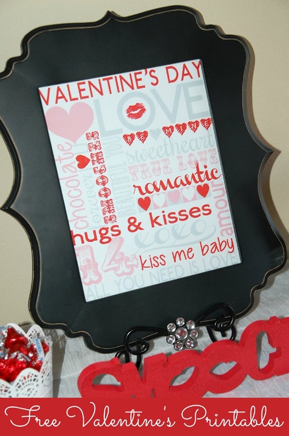 Free Printables For Your Valentines Day