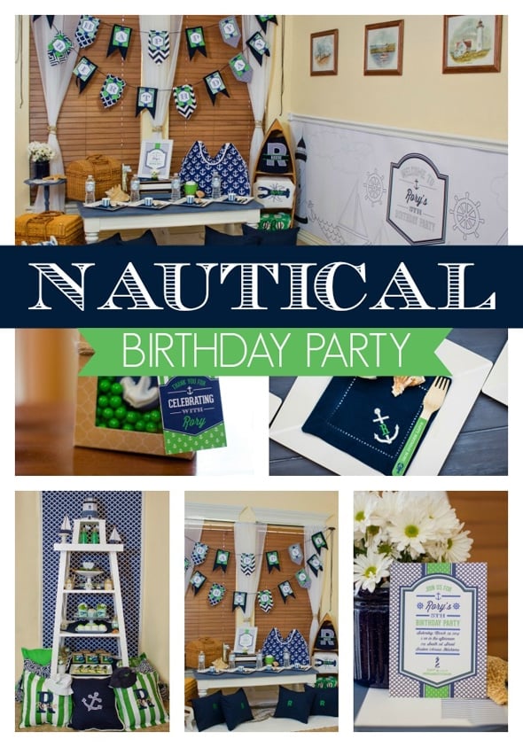 Nautical Lighthouse Themed Birthday Party