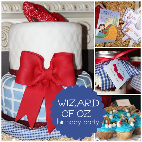 Wizard of Oz Themed Birthday Party