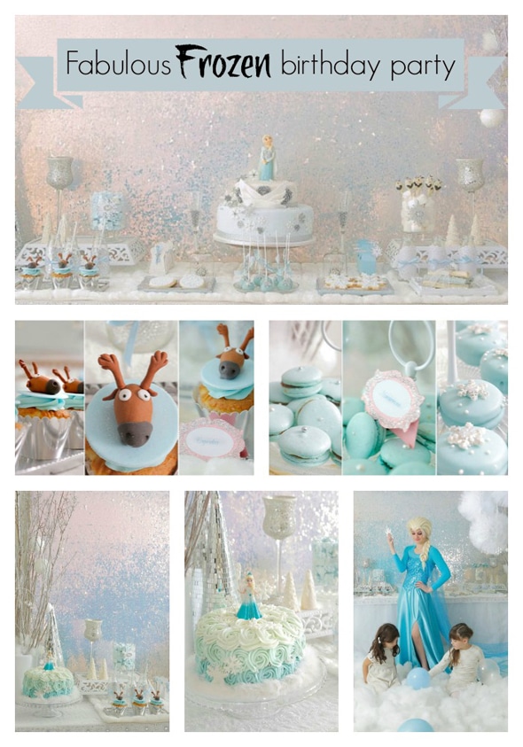 Festive Disney Frozen Birthday Party