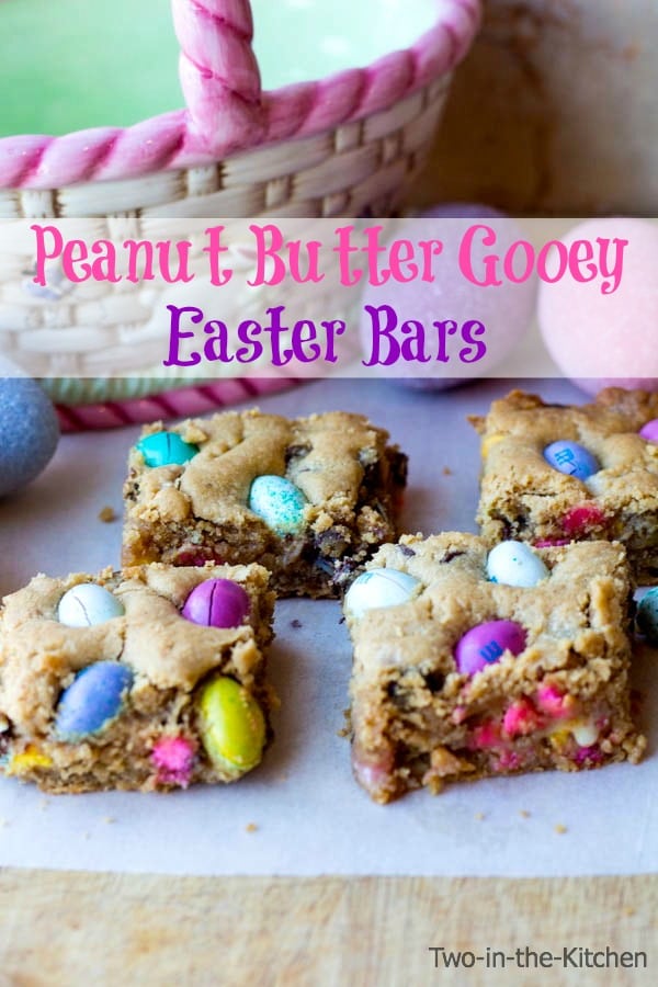 Peanut Butter Gooey Easter Bars