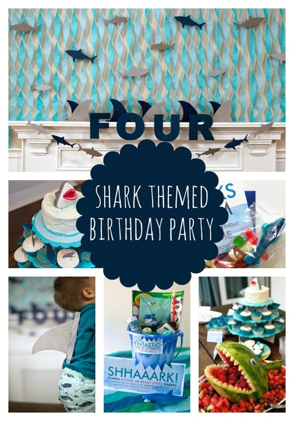 Sweet Shark Birthday Party